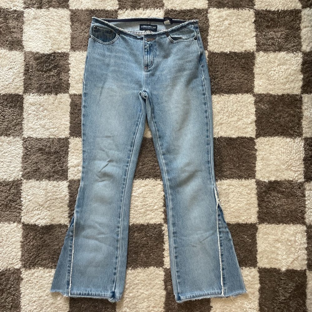 VTG ⏰ Y2K LONDON JEAN low rise blue bootcut denim jeans